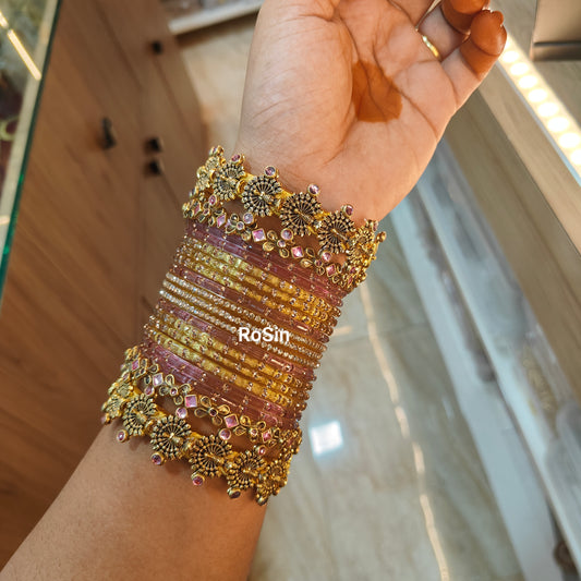 Mayil onion pink and golden set
