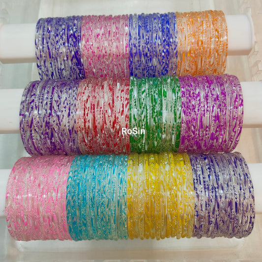 Icecream glass bangles (1 dozen)