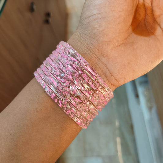 Icecream glass bangles (1 dozen)