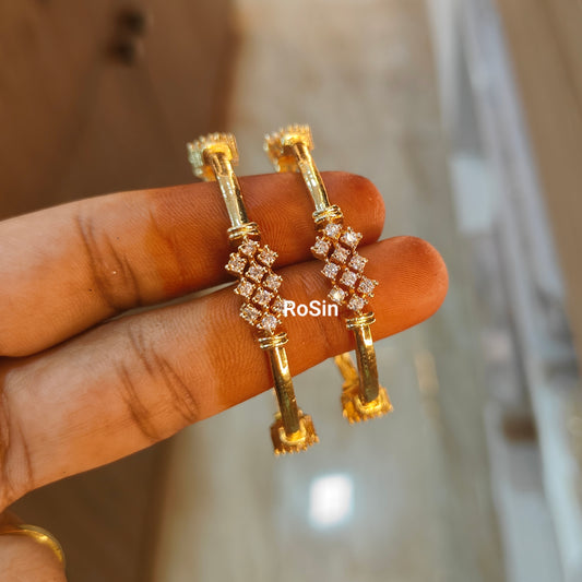 Kids ad diamond look bangles (2 bangles)
