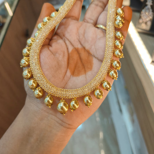 Golden ball mala