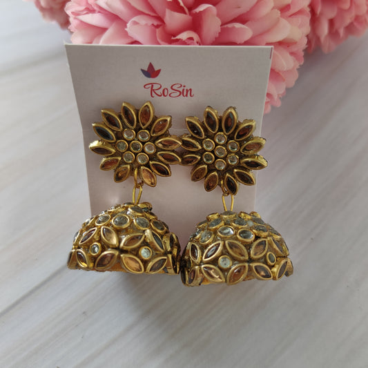 Gold jhumki