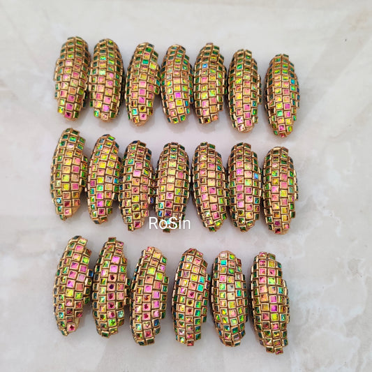 Multicolored saree pins (20 items)