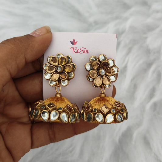 Golden jhumka