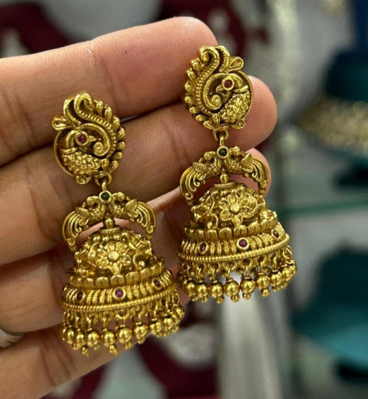 Gold replica premium jhumki