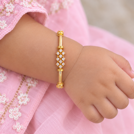 Kids ad diamond look bangles (2 bangles)